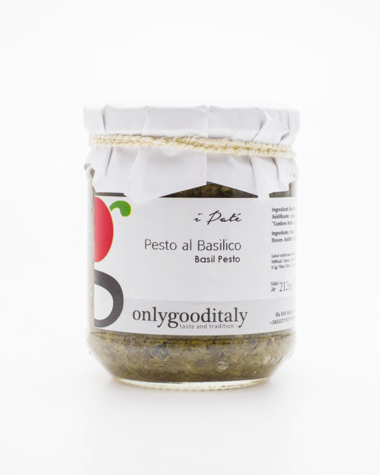 Pesto al basilico prodotto italiano shop online